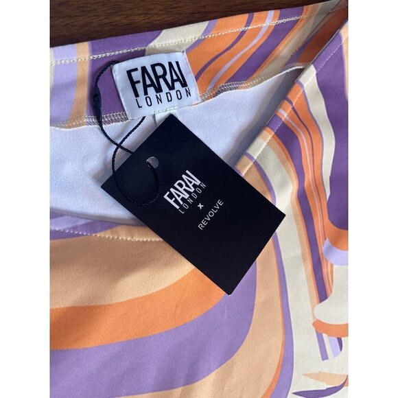 Farai London X REVOLVE Joelle Maxi Skirt in Muted Swirl Small - Picture 7 of 8